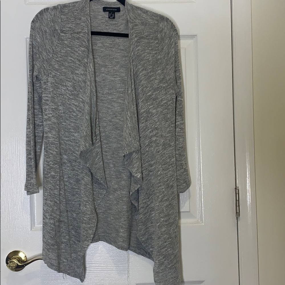 Gray cardigan